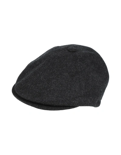 Shop Borsalino Man Hat Steel Grey Size 6 ⅞ Virgin Wool