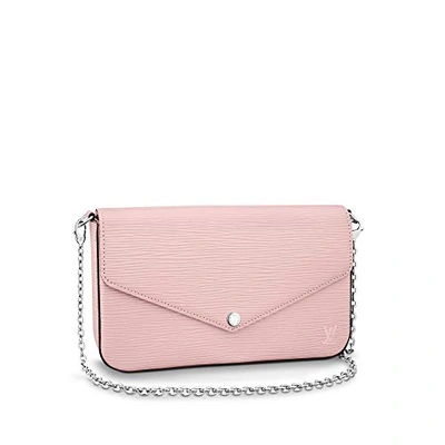 Louis Vuitton Womens Pochette Felicie Rose Epi Leather – Luxe