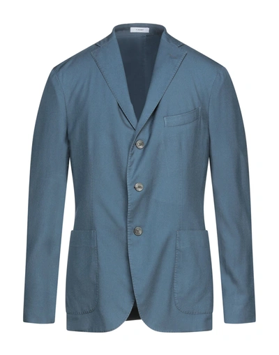 Shop Boglioli Suit Jackets In Blue