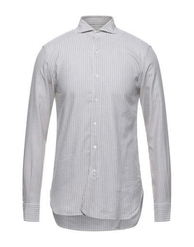 Shop Doppiaa Man Shirt Ivory Size 15 ¾ Cotton In White
