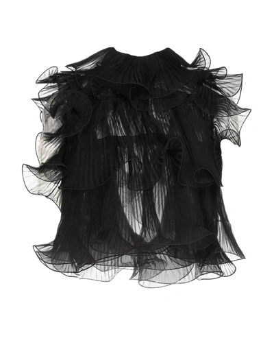 Alberta Ferretti Blouses In Black
