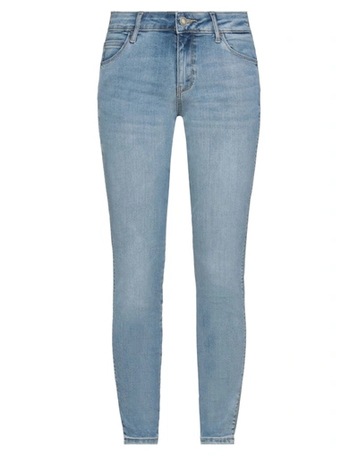 Shop Guess Woman Jeans Blue Size 26w-30l Cotton, Elastomultiester, Elastane