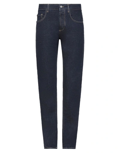 Shop Frankie Morello Man Jeans Blue Size 30 Cotton, Lycra