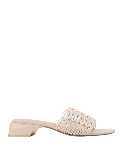 Shop E8 By Miista Sandals In Ivory