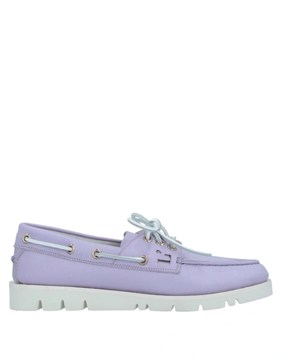 Shop L'autre Chose L' Autre Chose Woman Loafers Lilac Size 7 Soft Leather In Purple