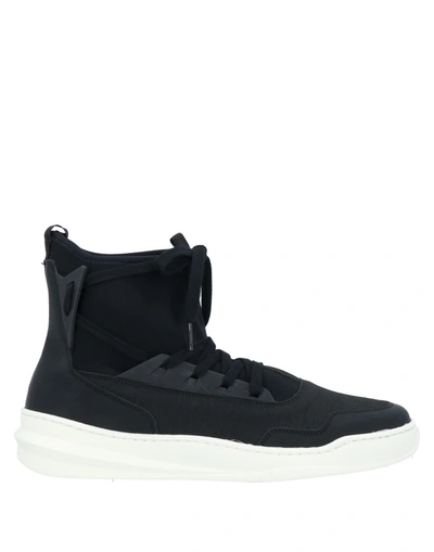 Shop Thoms Nicoll Man Sneakers Black Size 9 Textile Fibers