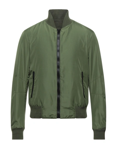 Shop Esemplare Jackets In Military Green