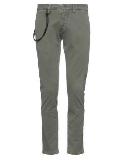 Shop Modfitters Man Pants Military Green Size 32 Cotton, Elastane