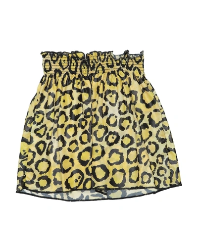 Shop 4giveness Shorts & Bermuda Shorts In Yellow