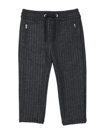 Shop Dolce & Gabbana Toddler Boy Pants Steel Grey Size 7 Wool, Cotton