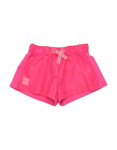 Shop Elisabetta Franchi Toddler Girl Shorts & Bermuda Shorts Coral Size 6 Polyester, Cotton, Elastane In Red