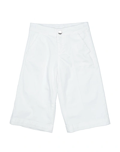 Liu •jo Toddler Girl Pants White Size 7 Cotton, Elastane In White