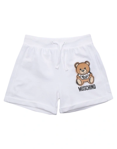 Shop Moschino Kid Toddler Girl Shorts & Bermuda Shorts White Size 6 Cotton, Elastane