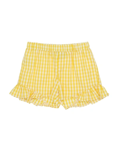 Shop Aletta Shorts & Bermuda Shorts In Yellow