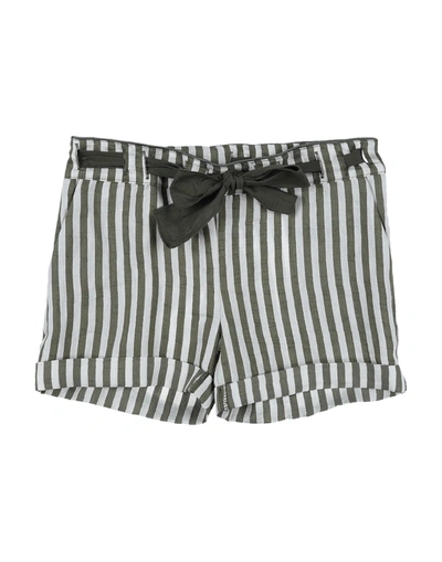 Shop L:ú L:ú By Miss Grant Toddler Girl Shorts & Bermuda Shorts Military Green Size 7 Linen, Viscose, Pol