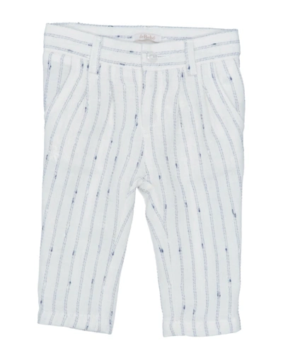 Shop Le Bebé Newborn Boy Pants White Size 3 Linen, Cotton, Polyamide