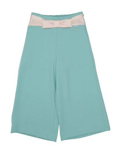 Shop Elisabetta Franchi Toddler Girl Pants Turquoise Size 6 Polyester In Blue