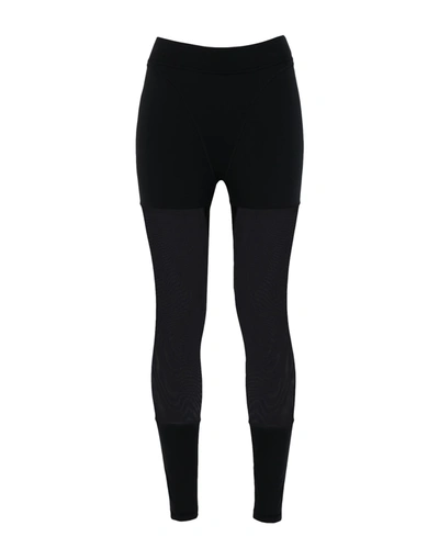 Shop Reebok Rbk Cardi Mesh Tight Woman Leggings Black Size 8 Polyamide, Elastane