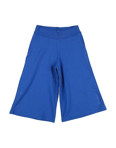 Shop Vicolo Toddler Girl Shorts & Bermuda Shorts Bright Blue Size 4 Cotton, Elastane
