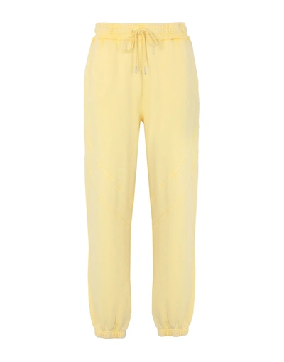 Shop Ninety Percent Org Ctn Loopback Gmt Dye Woman Pants Light Yellow Size M Organic Cotton