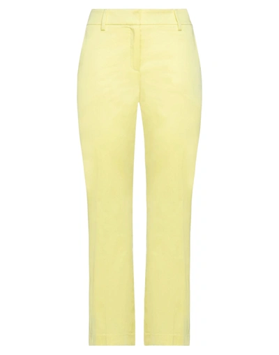 Shop True Royal Woman Pants Yellow Size 8 Cotton, Elastane