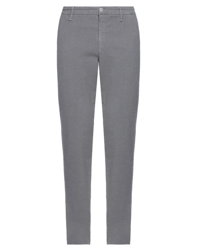 Shop Liu •jo Man Pants In Grey