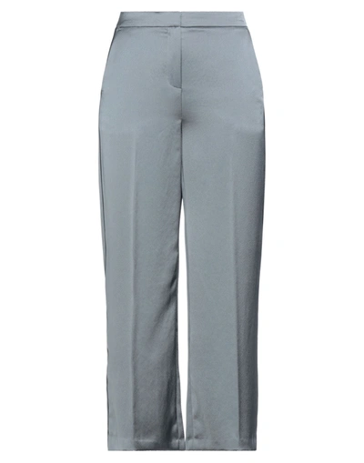 Shop Karl Lagerfeld Woman Pants Lead Size 4 Polyester In Grey
