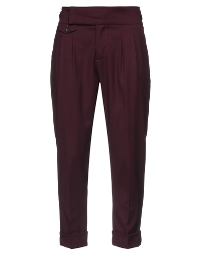 Shop By And Pants In Deep Purple