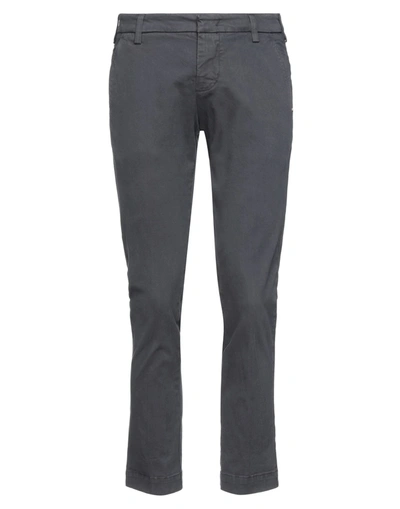 Shop Entre Amis Man Pants Grey Size 31 Cotton, Elastane