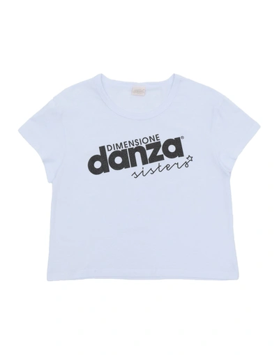 Shop Dimensione Danza Sisters T-shirts In White