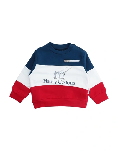 Shop Henry Cotton's Sweatshirts In Red