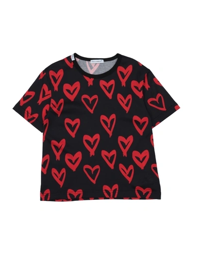 Shop Dolce & Gabbana Toddler Girl T-shirt Black Size 4 Cotton