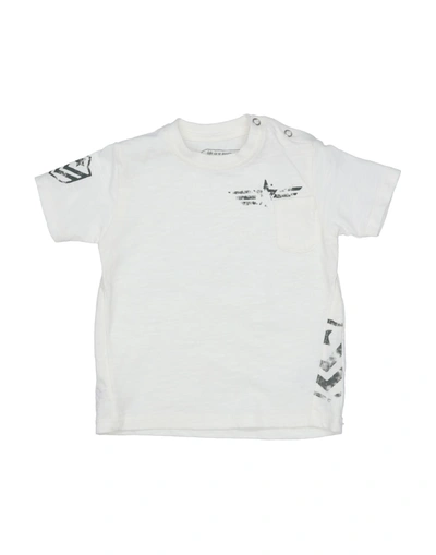 Shop Sp1 Newborn Boy T-shirt White Size 3 Cotton