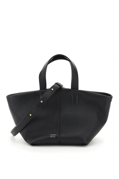 Shop Mansur Gavriel Tulipano Tote Bag In Black