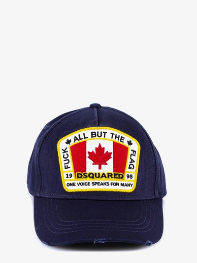 Shop Dsquared2 Hat In Blue