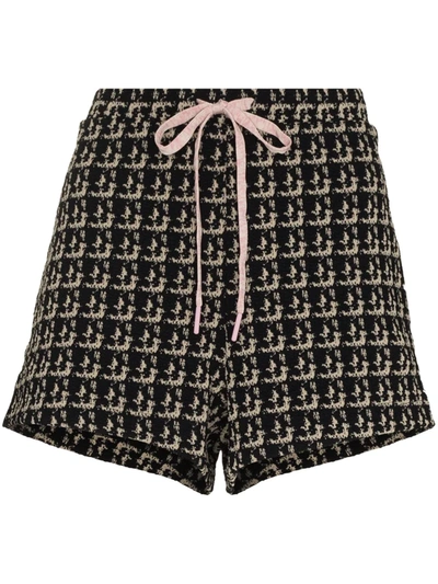 Shop The Upside Elle Jacquard Shorts In Black