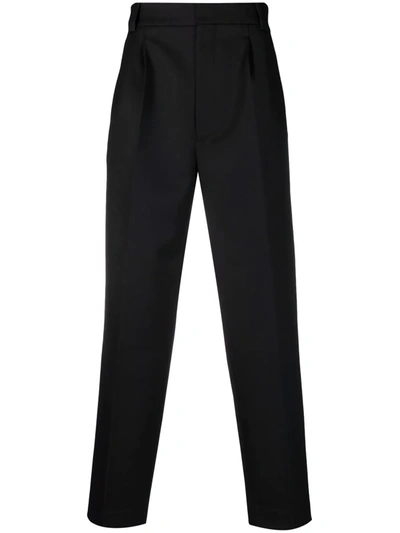 Shop Fear Of God Pleated Detail Tailored Trousers In Black
