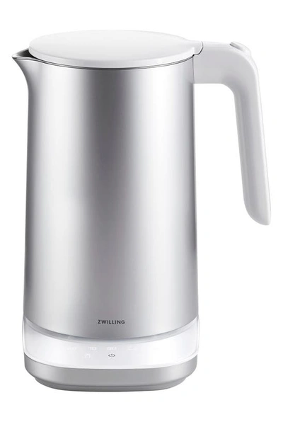 Zwilling J.a. Henckels Enfinigy Cool Touch Pro Kettle In Silver