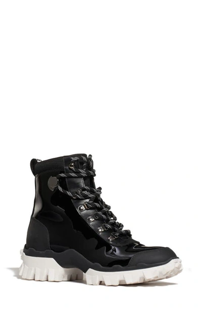 Shop Moncler Helis Hiking Boot In Black