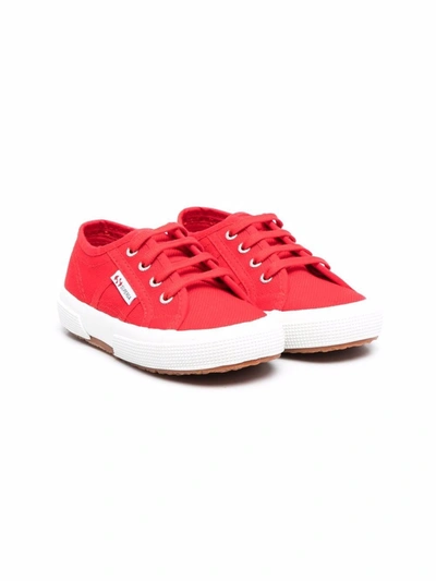Shop Superga Lace-up Low-top Sneakers In Red