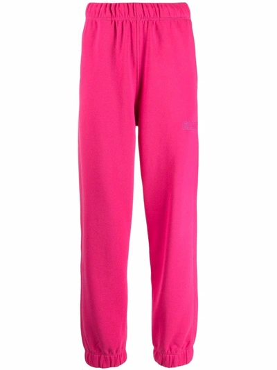 Shop Ganni Software Isoli Track Pants In Pink