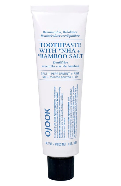 Shop Ojook Toothpaste With Nha + Bamboo Salt In White