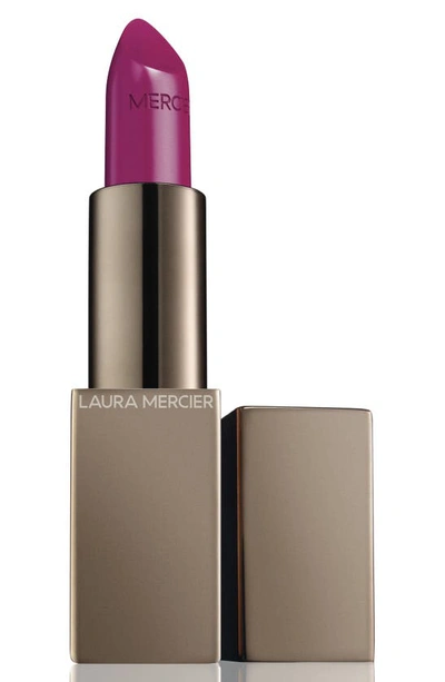 Shop Laura Mercier Rouge Essentiel Silky Creme Lipstick In Fuchsia Favori
