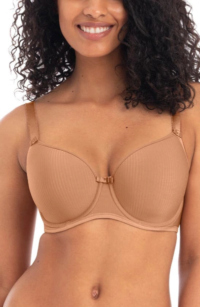 Shop Freya Idol Underwire Balconette Bra In Cinnamon