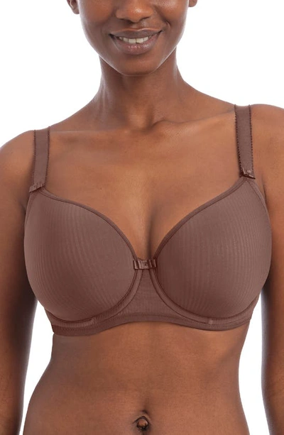 Shop Freya Idol Underwire Balconette Bra In Coffee Roast