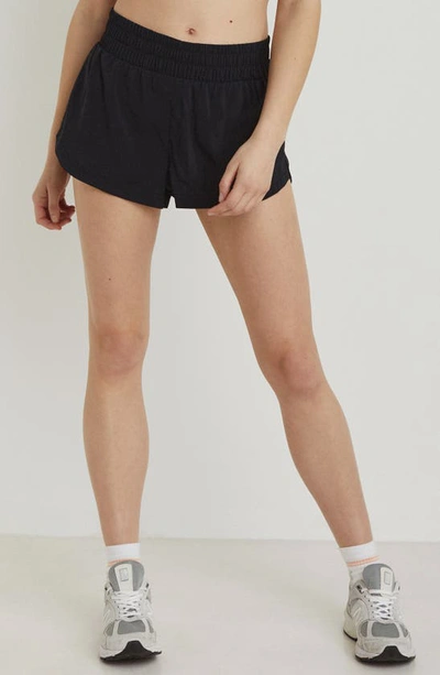 Shop Varley Kallin Running Shorts In Black