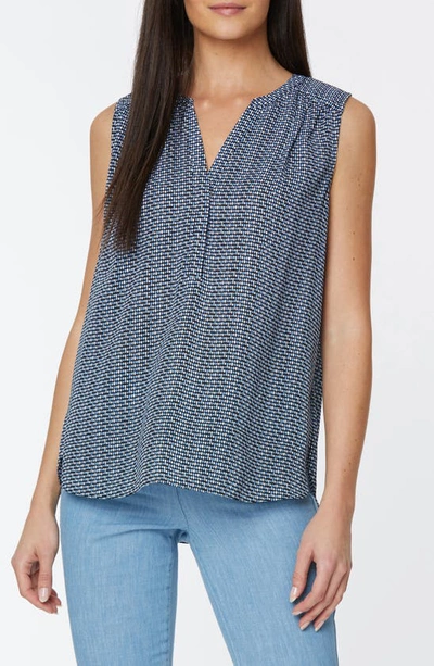 Shop Curves 360 By Nydj Perfect Sleeveless Blouse In Lilith Dots