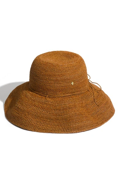 Shop Helen Kaminski 'provence 12' Packable Raffia Hat In Antique