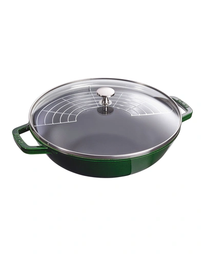 Shop Staub 4.5-qt. Perfect Pan, Basil In Forest