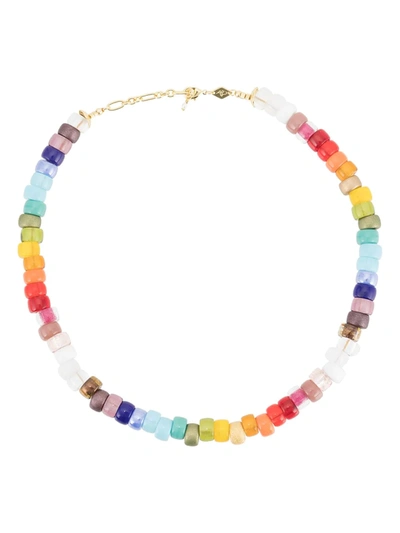 Shop Anni Lu Rainbow Big Nuanua Necklace In Mehrfarbig